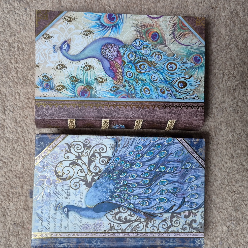Punch Studio Peacock Decorative Storage Book, New With Tags - Picture 9 of 9